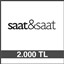 SAAT&SAAT HEDİYE ÇEKİ (2000 TL )-DİJİTAL resmi