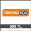 TEKNOSA HEDİYE ÇEKİ (500 TL)-DİJİTAL resmi