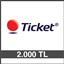 TİCKET MARKET HEDİYE ÇEKİ (2000 TL)-DİJİTAL resmi